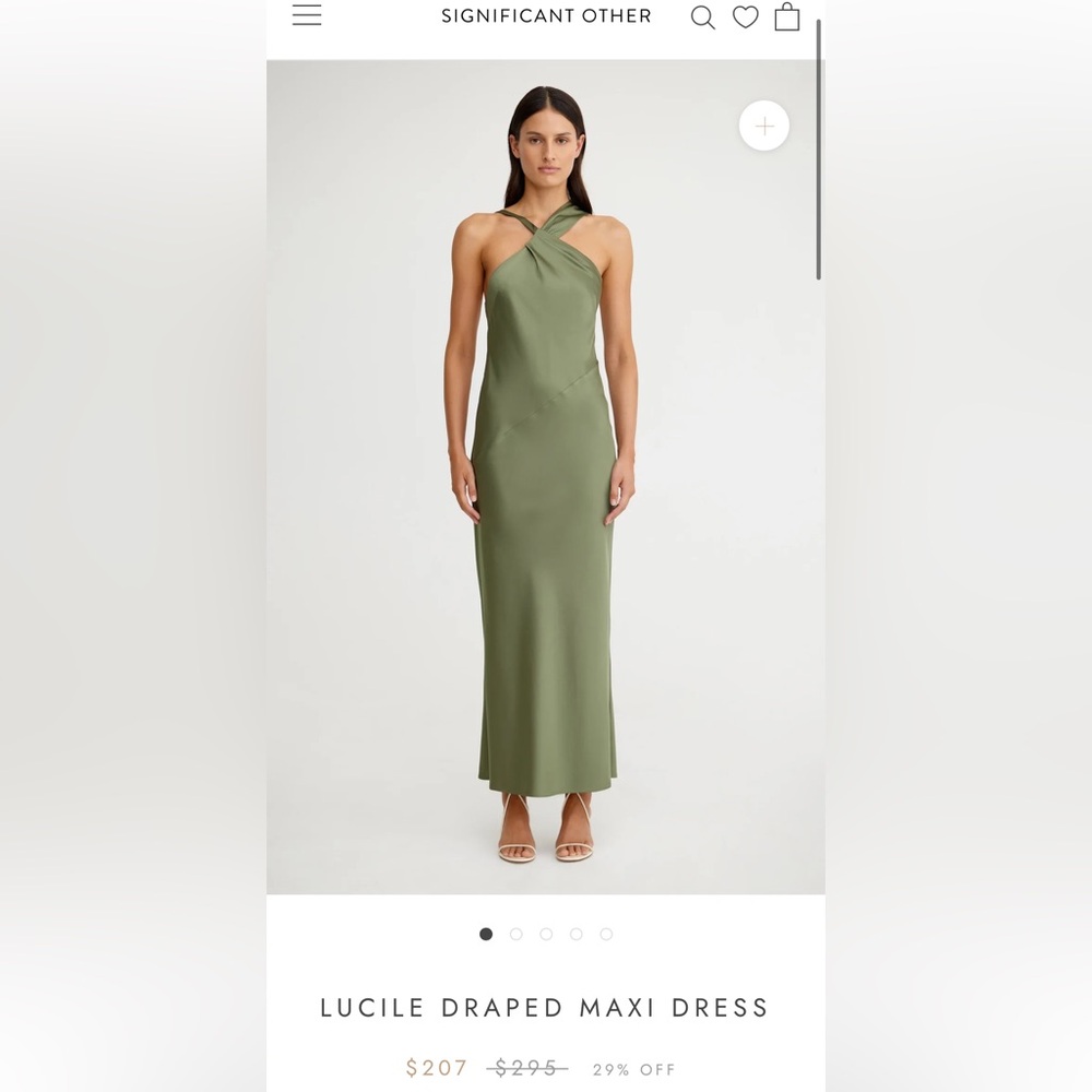 Significant Other Olive Dress